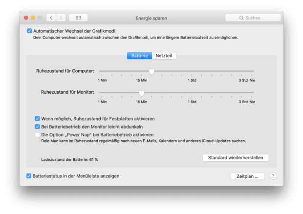 Apple Macbook Akkulaufzeit Verlangern 11 Tipps Und Tricks