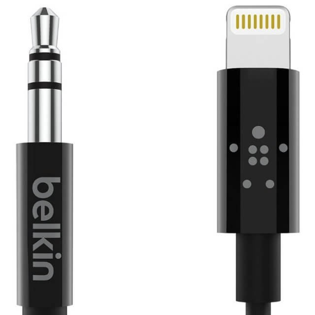 Belkin LightningKlinkeKabel als AudioAdapter am iPhone