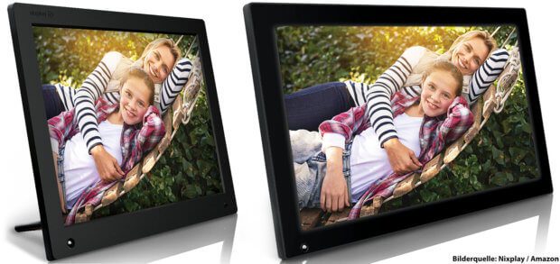 A digital picture frame as a gift idea for Mother's Day 2018? If so, then with WiFi and cloud connection so that you can send photos and pictures and display them automatically. Ideal as a gift for technically inexperienced mothers;)