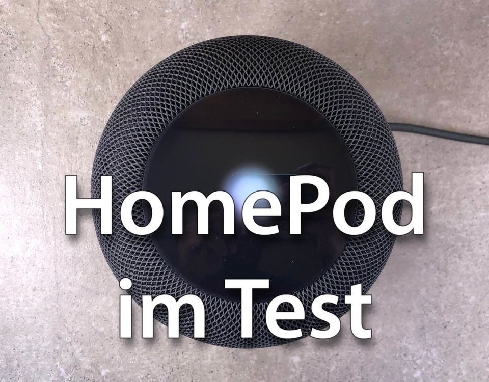 Post photo of Apple's HomePod in the test