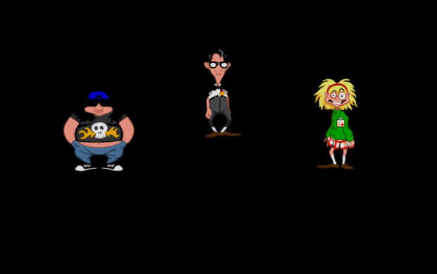 At the end of Return of the Tentacle Prologue there is a reference to the development of the game by Bernhard, Hoagie and Laverne. Then the credits roll.