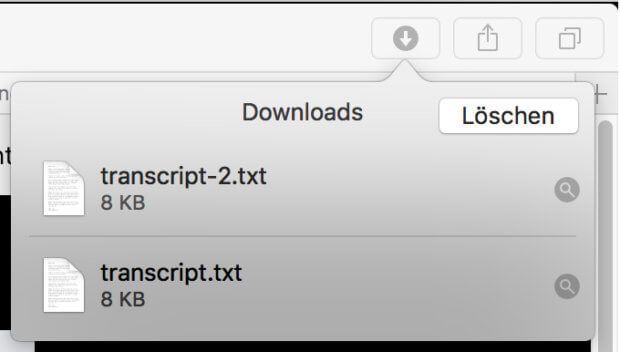 You should rename or move the transcripts immediately after the download so as not to get confused. WWDC 2018 transcripts