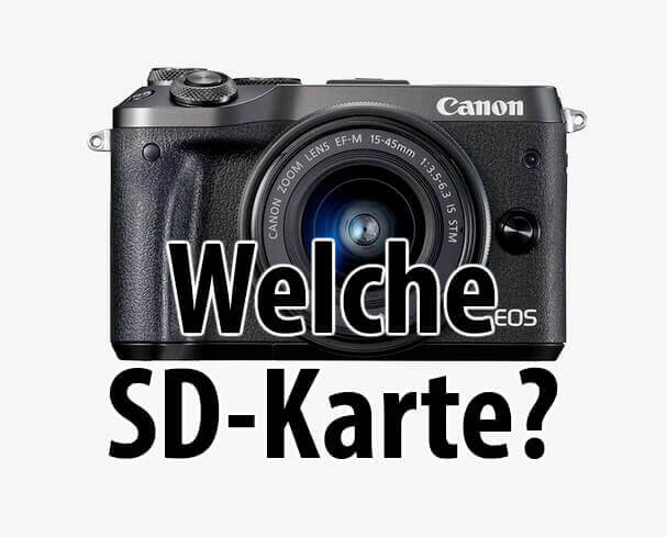 canon m6 memory card