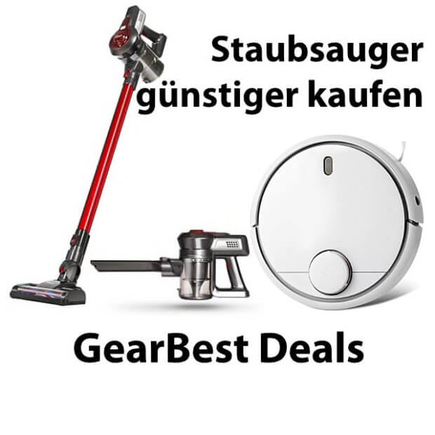 GearBest promotion at the end of August 2018: cheap vacuum cleaners (robots)