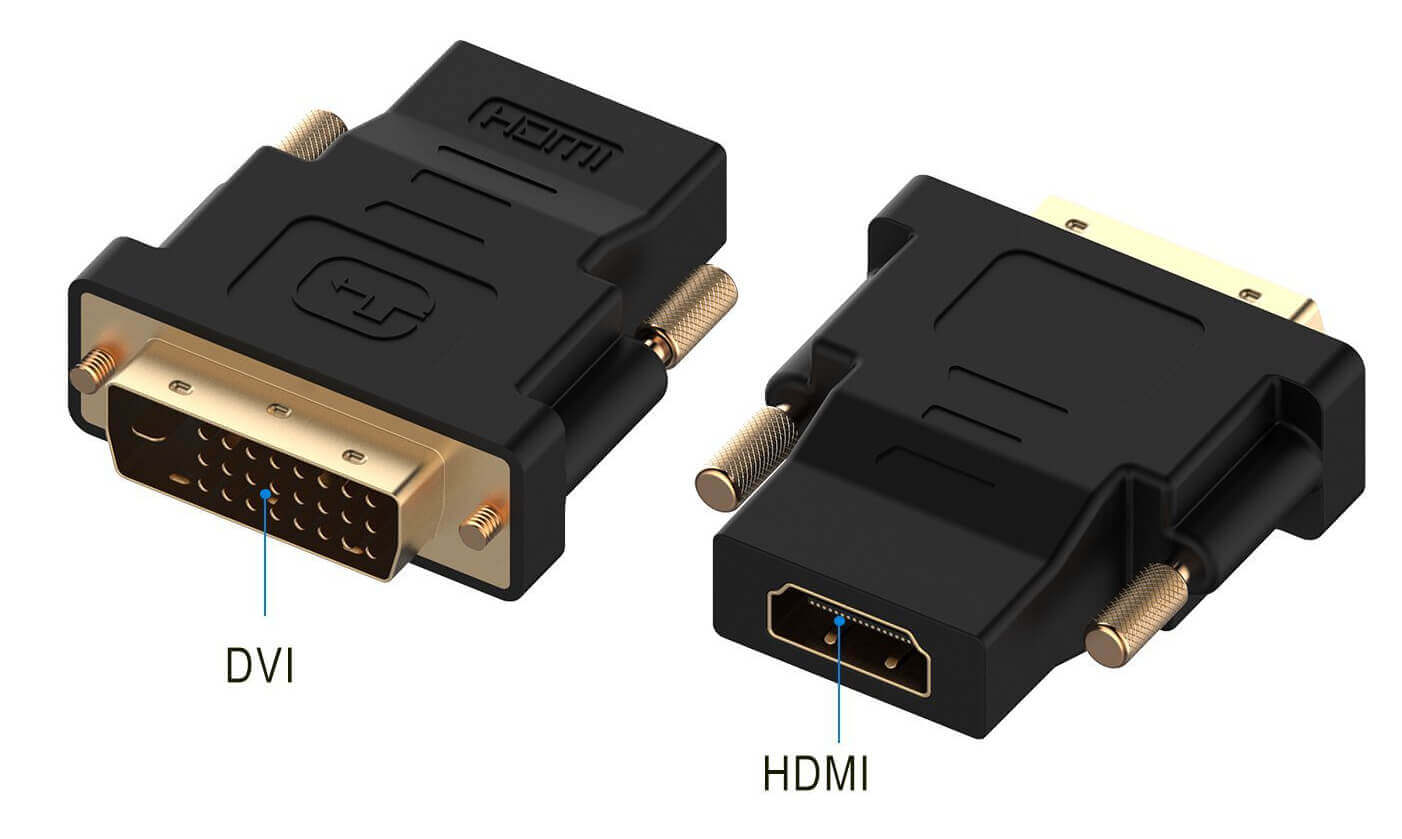 mumbi HDMI auf DVI Kabel 1080p HDTV Full HD Adapterkabel Verbindungskabel 10m 