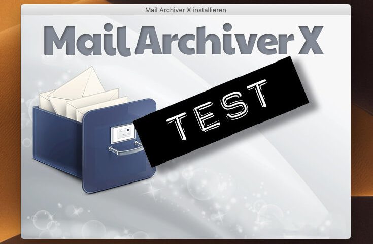 Mail Archiver X in the test
