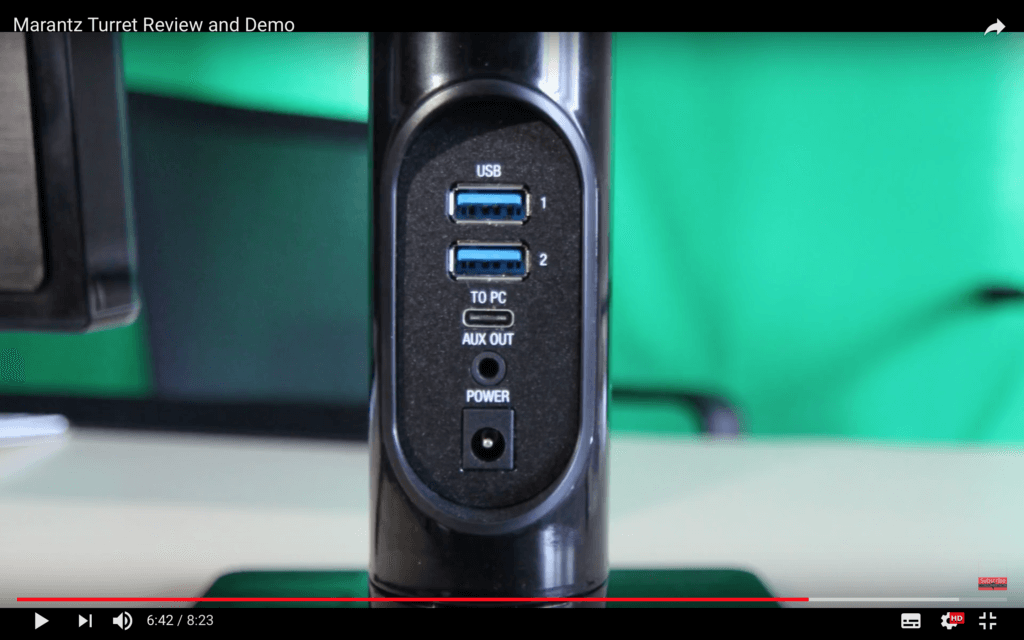 The back of the device, shown in the YouTube video mentioned below.