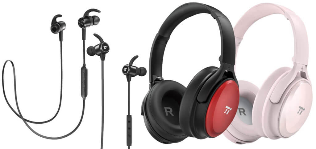 TaoTronics Bluetooth Headphones - Here you will find the best models in the overview. In-ear and over-ear headphones with Bluetooth 4.1, 4.2 and newer - ideal for music, audio books and as a headset. Images: Taotronics / Amazon