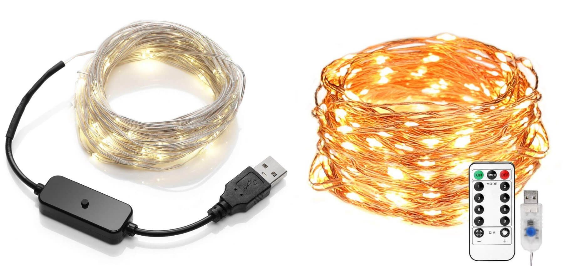 USBLichterkette LED an Computer, Powerbank und Netz » Sir Apfelot
