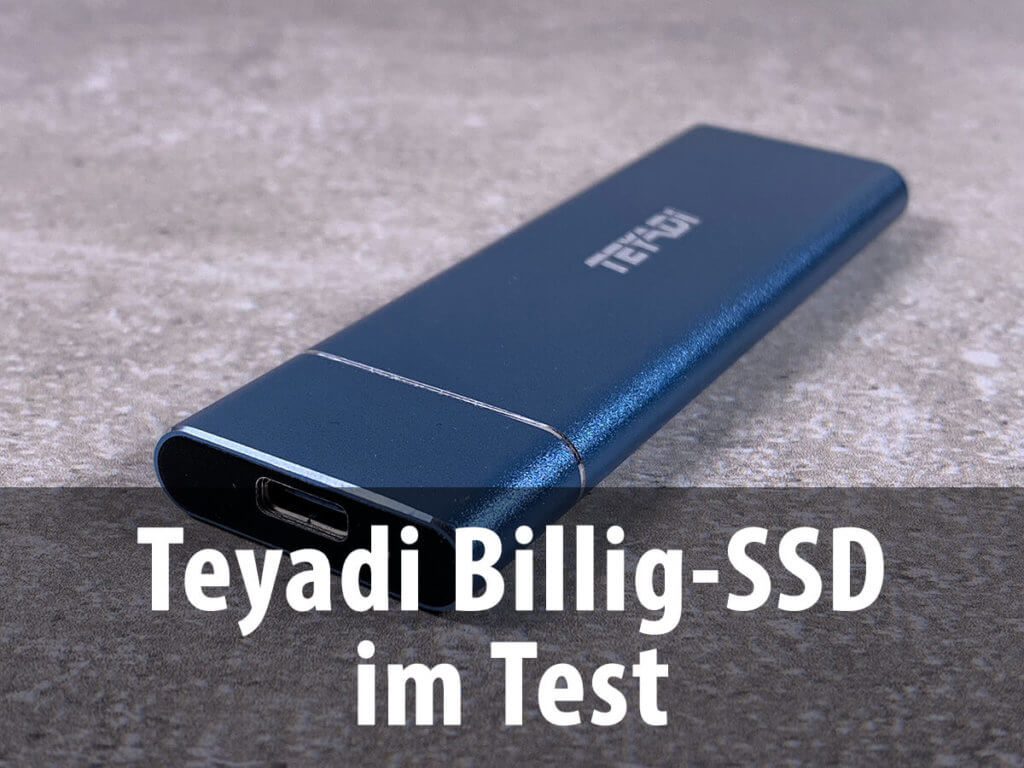 Teyadi cheap SSD in the test