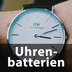 Uhrenbatterien für die gängigen Modelle und Hersteller