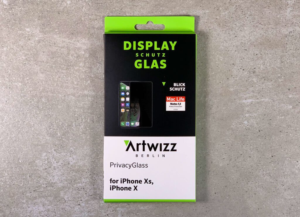 Artwizz's privacy screen - also protects the display from damage (Photos: Sir Apfelot).