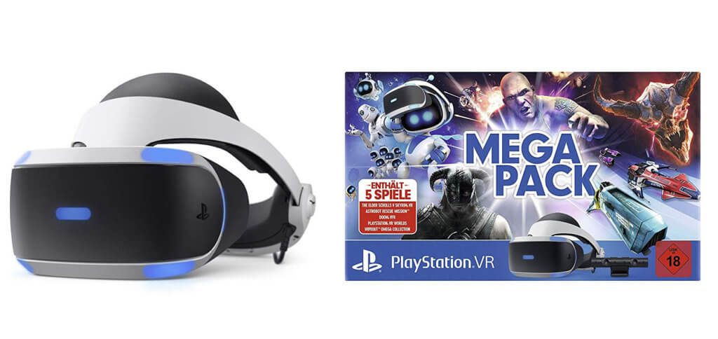 The PlayStation Virtual Reality Mega Pack from Sony brings you the virtual reality headset for the console as well as 5 of the best VR games in a bundle!