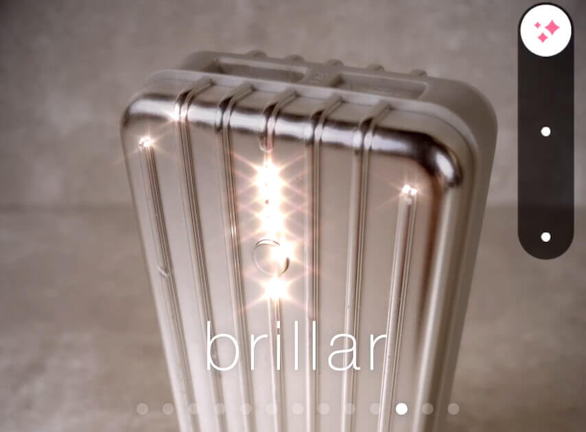 Filtro "brillante".
