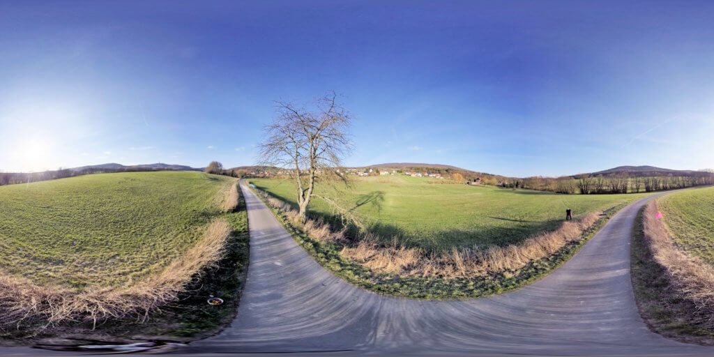 Example of a 360 degree photo that I took with my Insta360 One X (Photo: Sir Apfelot).
