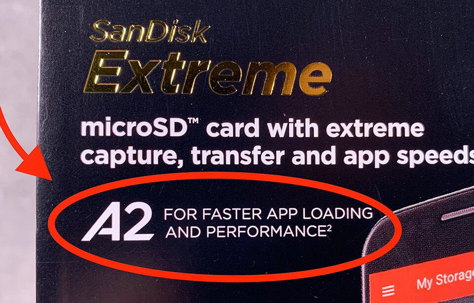 Für die Verwendung in Foto- oder Videokameras ist die App Performance Class nebensächlich. Wer die microSD-Karte jedoch im Smartphone zur Erweiterung des internen Speichers einsetzen möchte, sollte unbedingt eine A2-Karte kaufen (Foto: Sir Apfelot).