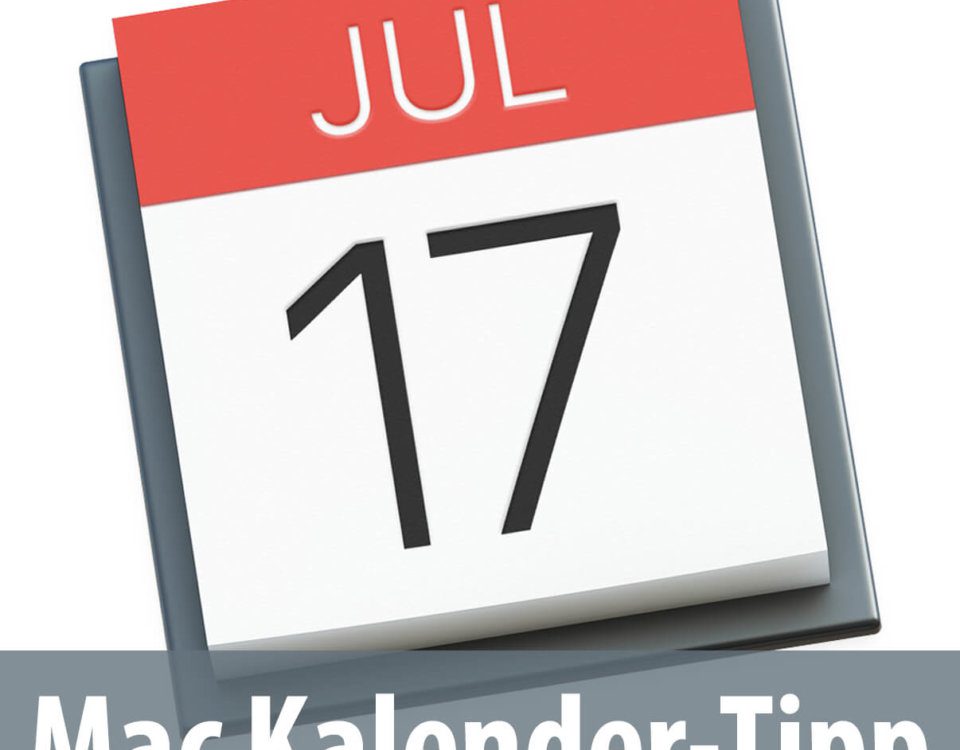 Mac calendar tip