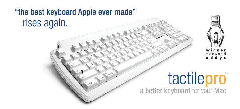 Mit dem Tactile Pro will Matias eine Fortsetzung des berühmten Mac Extended Keyboard bieten (Foto: Matias.com).