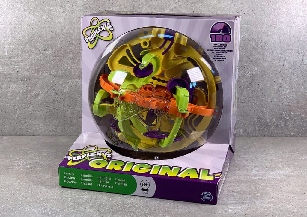 Das Kugellabyrinth Spin Master Perplexus Original ist eine der Perplexus-Varianten, die man als mittelschwer einstufen kann (Fotos: Sir Apfelot).