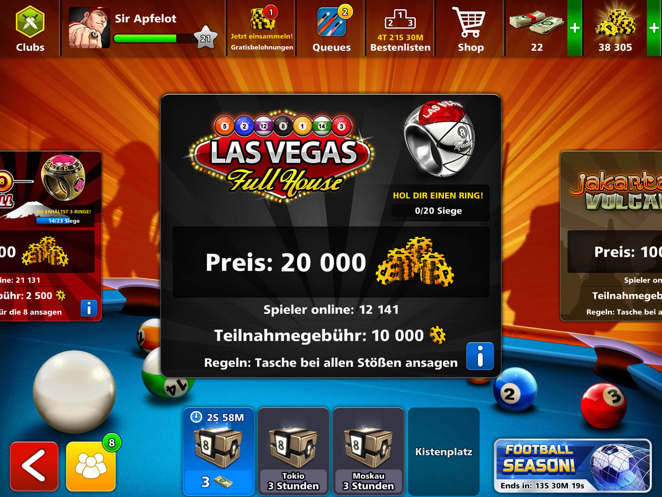 8 Ball Pool von Miniclip: Billard spielen am iPad Â» Sir Apfelot - 