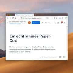 Jeśli Twój dokument tekstowy Dropbox Paper bardzo wolno reaguje na dane wejściowe, może to być spowodowane wtyczką przeglądarki.