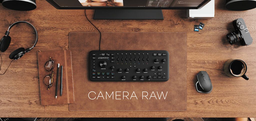Loupedeck+ fińskiego producenta Loupedeck obsługuje teraz Camera Raw dla Adobe Photoshop i oferuje odpowiednie nowe funkcje. Źródło obrazu: Loupedeck