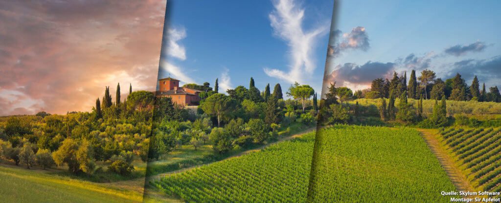 Whether regular 4: 3 photography or panorama; anything is possible with AI Sky Replacement in Luminar 4.