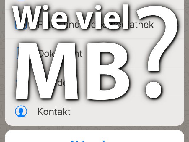 Whatsapp Video Größe