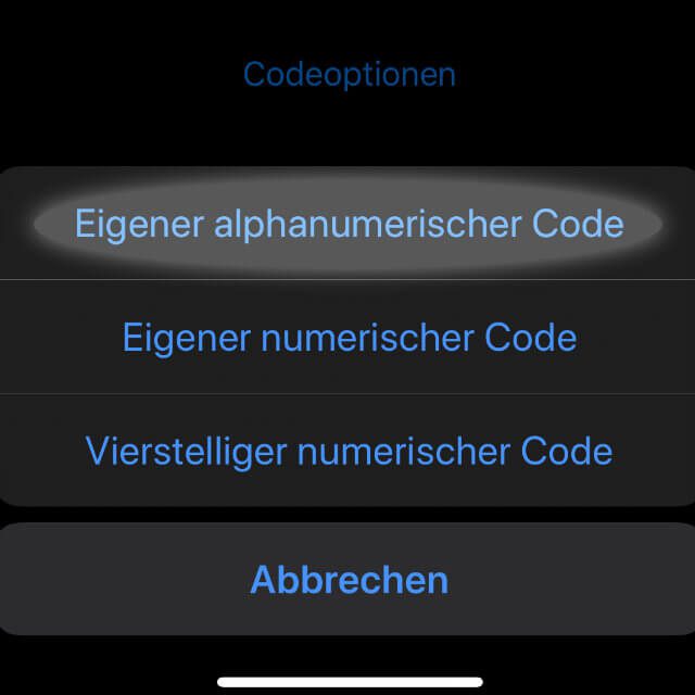 Alphanumeric Pin Iphone Code With Letters Numbers Sir Apfelot