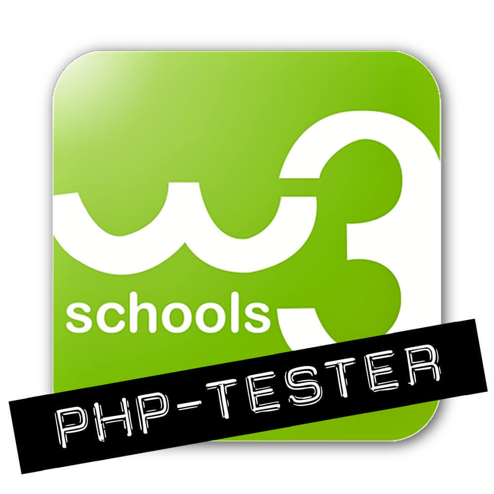 PHP-Funktionen auspobieren mit dem Testfenster von w3schools