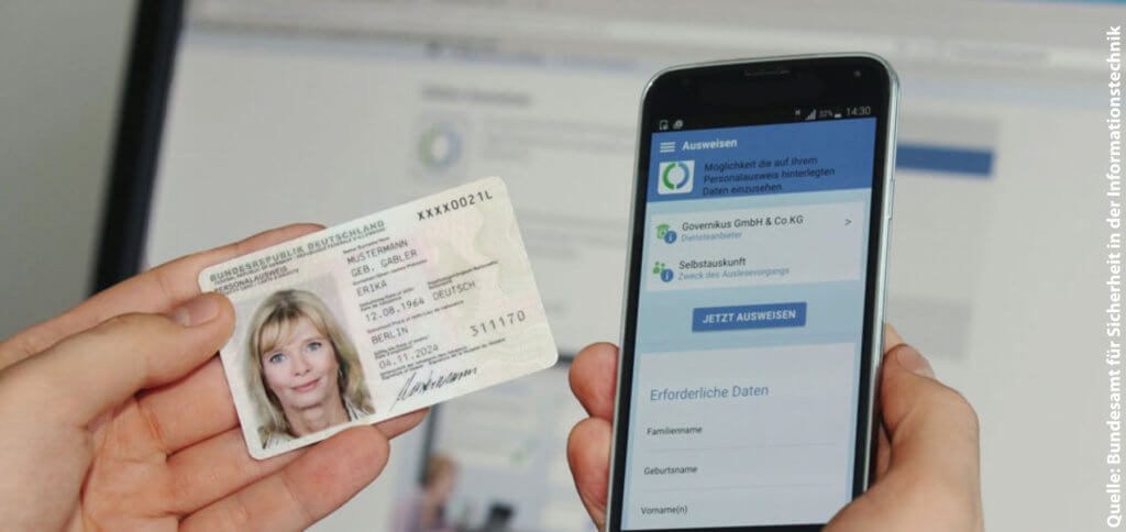 Thanks to the NFC opening on the Apple iPhone, the electronic identity card can now also be used with the AusweisApp2 - from the iOS 13.1 system.