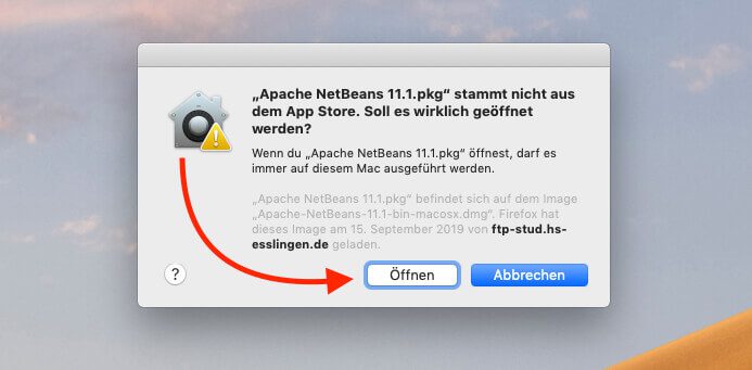 Man wird vom Gatekeeper noch einmal auf das Risiko hingewiesen, aber nach dem ersten Öffnen, bleiben weitere Meldungen aus.