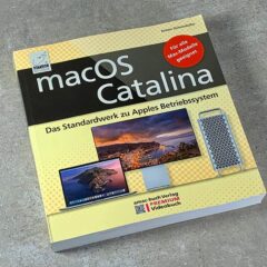 macOS Catalina – Das Standardwerk zu Apples Betriebssystem – eins der neuen Premium Videobücher des amac-buch Verlags (Fotos: Sir Apfelot).