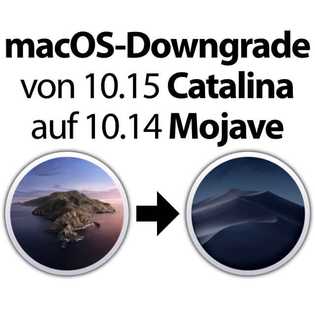 Dann lohnt sich ein Downgrade von macOS Catalina auf macOS Moja.
