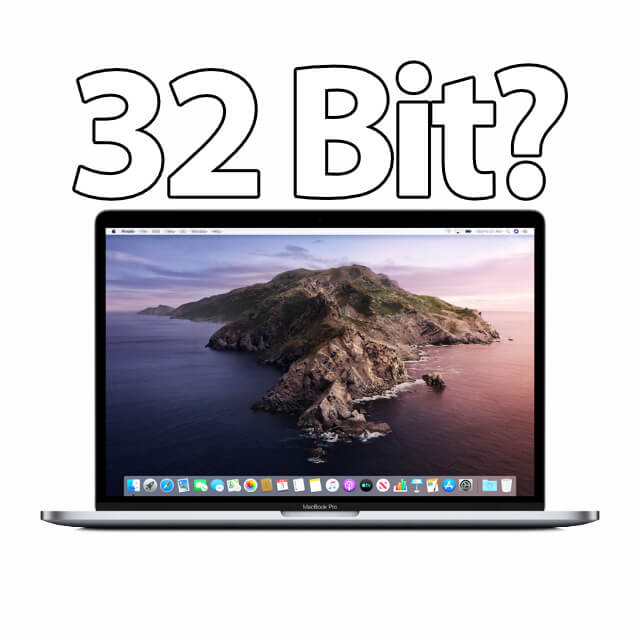 Utiliser des applications 32 bits sur macOS Catalina voici comment