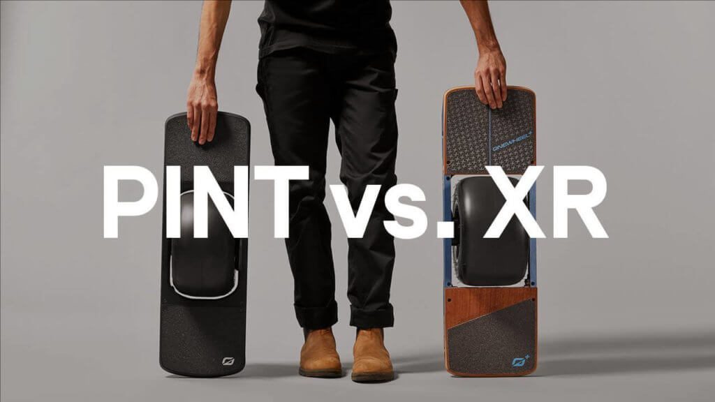 On the left the Onewheel Pint and on the right the older XR model (which will soon be upgraded) (Photo: Onewheel).