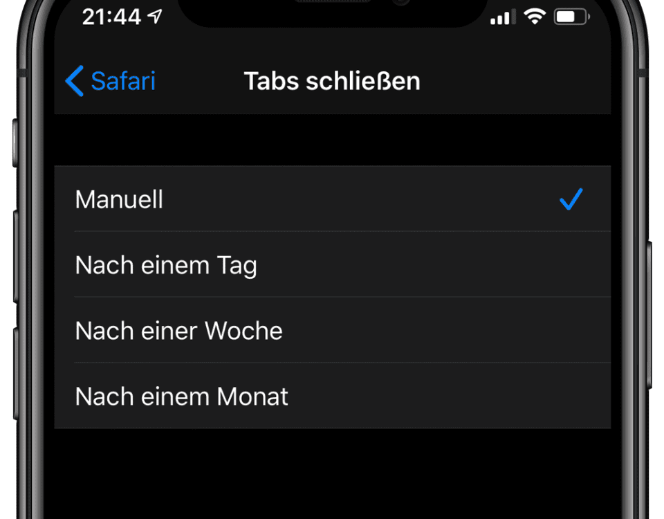 iOS-Safari Tabs automatisch schließen