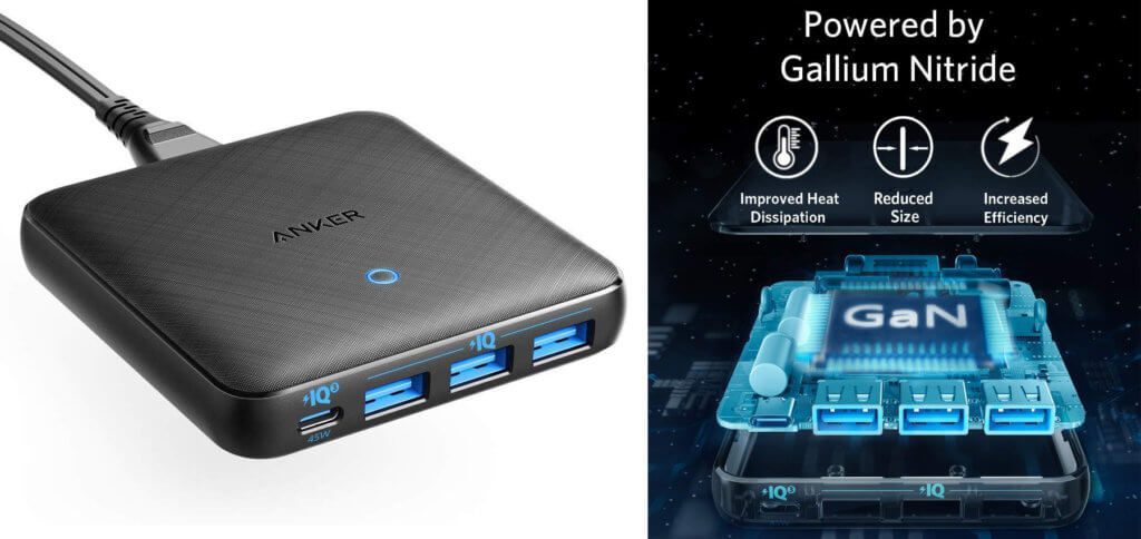 The new Anker PowerPort Atom III Slim is a GaN charger with USB-C and USB-A and a total output of 65 W. Technical data and a comparison to the predecessor can be found here.