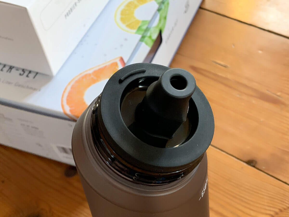 In the test the air up bottle the odordrinking system