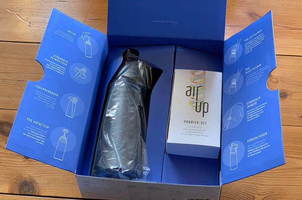 Im Test Die air up Flasche das GeruchsTrinkSystem