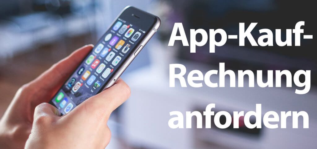 Rechnungen für Käufe im App Store und iTunes anfordern ...