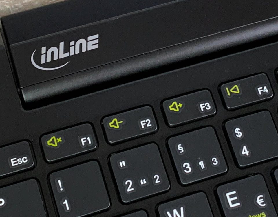 Test of the InLine 4in1 Bluetooth Aluminum Keyboard
