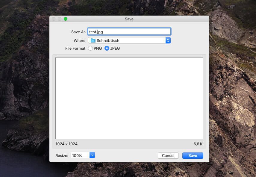 Der erneute Test-Export brachte keine weiteren Fehlermeldungen zutage.