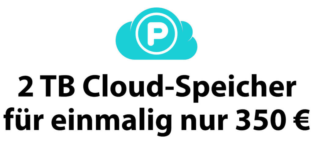 Ob 500 GB für 175 Euro oder 2 TB für 350 Euro – mit pCloud sichert ihr euch Cloud-Speicher zum günstigen Preis auf Lebenszeit.