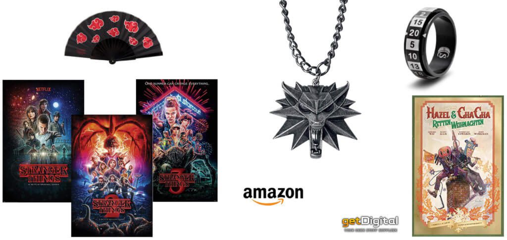 Valentine's Day 2020 nerd and geek gifts for girlfriend or boyfriend. Stranger Things, The Witcher, The Umbrella Academy, Games, Robots and more! Offers from getDigital and Amazon offer you a large selection for the day of love.