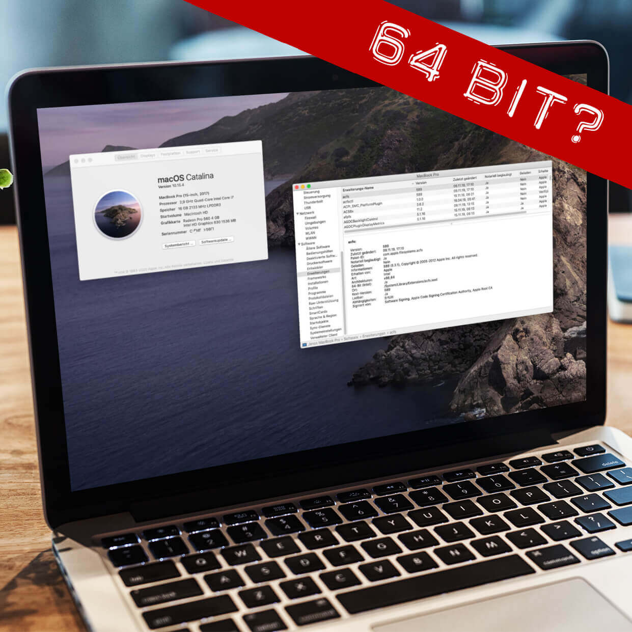 is my mac 32 bit or 64bit is my mac 32 bit or 64bit