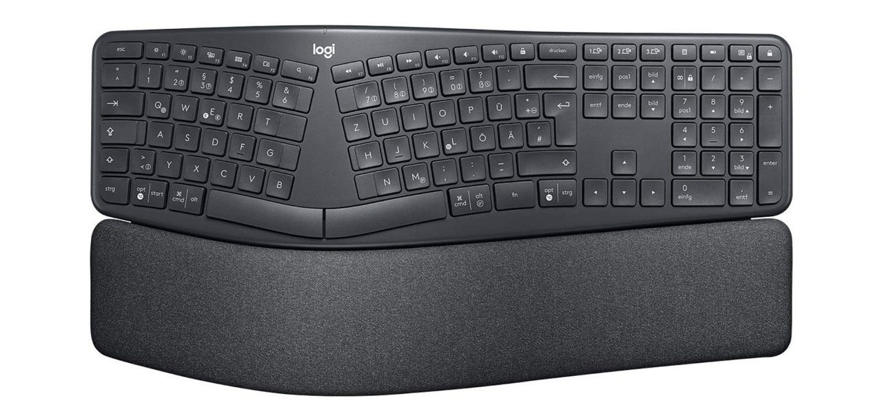 Logitech Ergo K860 Ergonomische Funktastatur, Mac & PC » Sir Apfelot