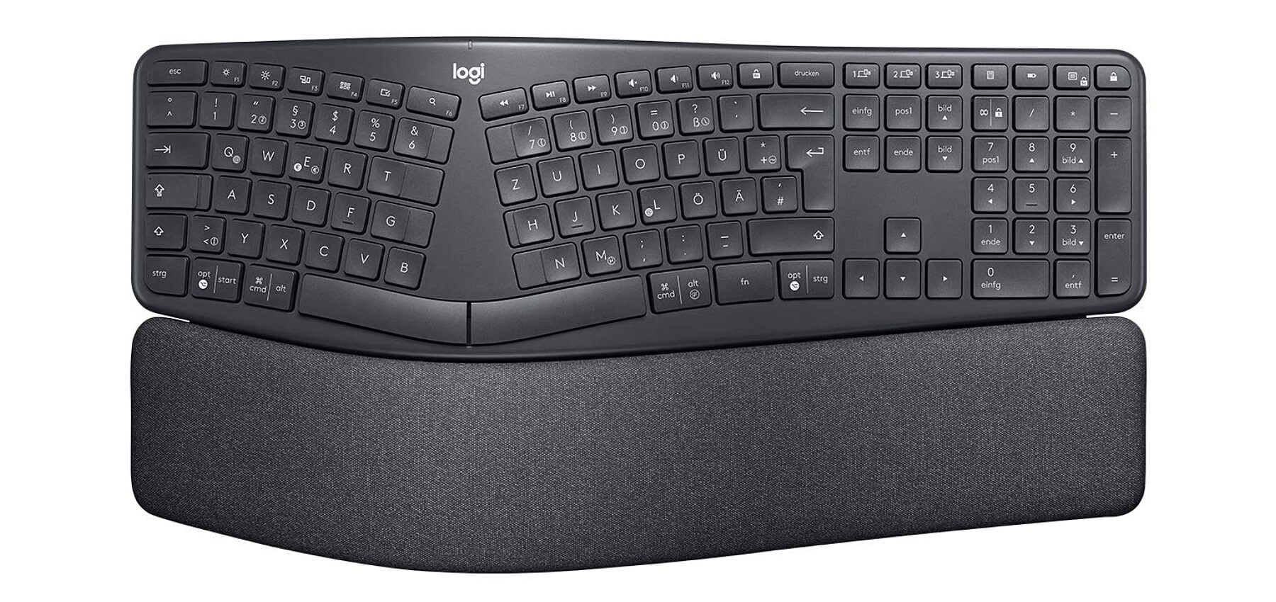 Logitech Ergo K860 Teclado inalámbrico ergonómico, Mac y PC » Sir Apfelot