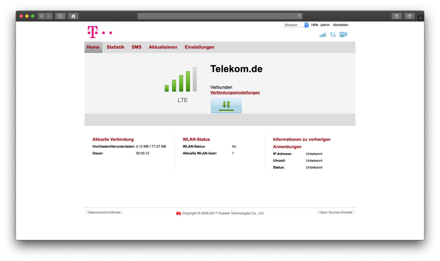 Telekom Speedbox LTE IV Einrichtung MobilfunkRouter » Sir Apfelot