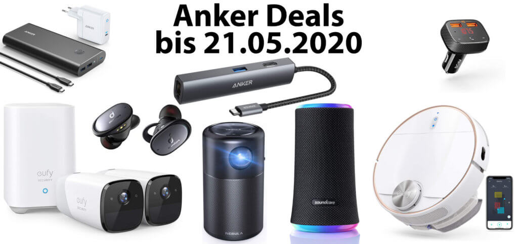 Dank der Anker Vatertag-Deals bekommt ihr bei Amazon bis zu 25% Rabatt auf ausgesuchte Produkte. U. a. gibt es Gutscheincodes für einen Beamer, Überwachungskameras, Kopfhörer und Auto-Zubehör.